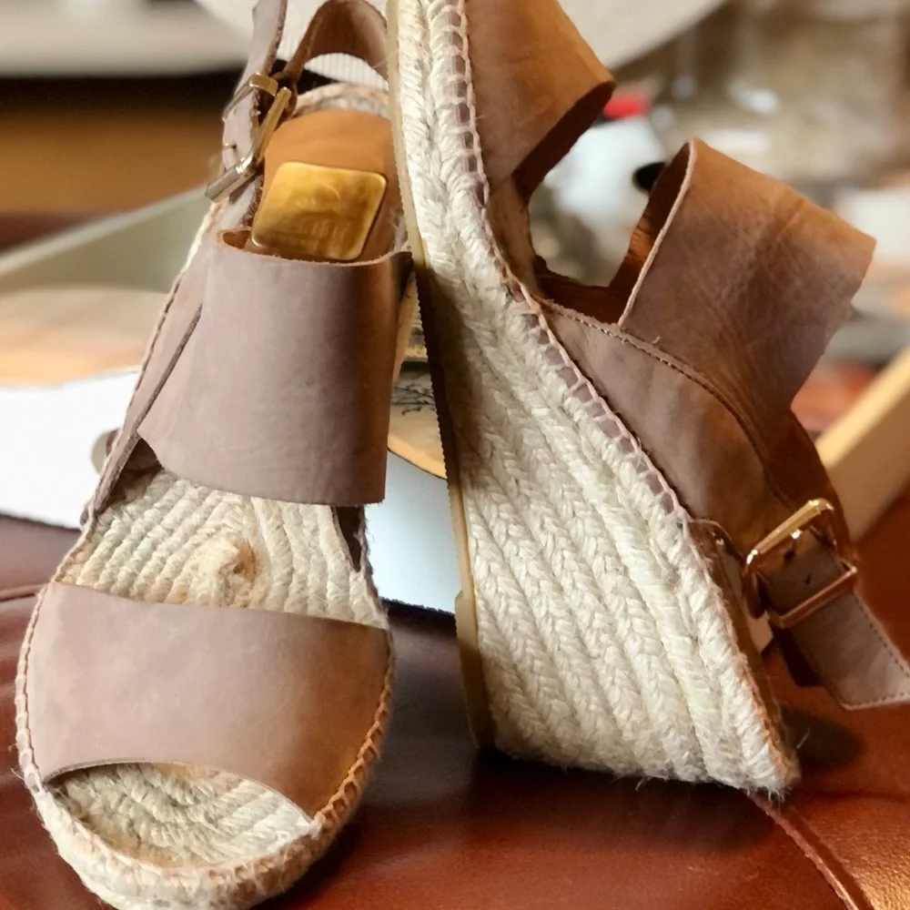 KANNA Espadrille Wedge Heel Sandals